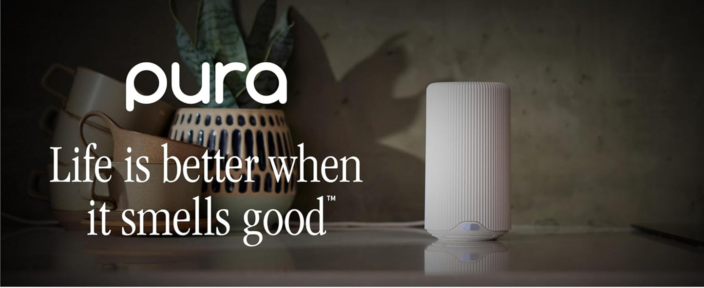 plus - Smart Fragrance Diffuser for Large Spaces - Automatic Fragrance Vial Detection - Wi-Fi Smart Diffuser for Luxury Home Scenting - White