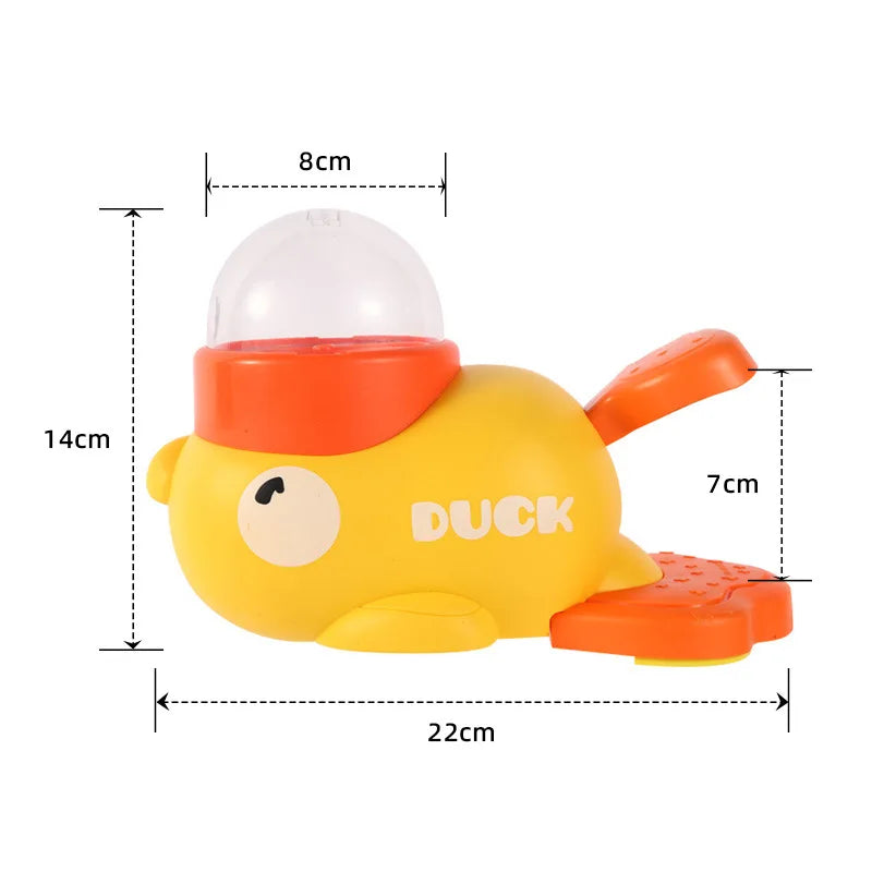 Dog Puzzle Feeder Interactive Pet Food Treat Dispenser Cartoon Duck Design Anti-Slip Pet Automatic Feeder Toys for Dog Training
