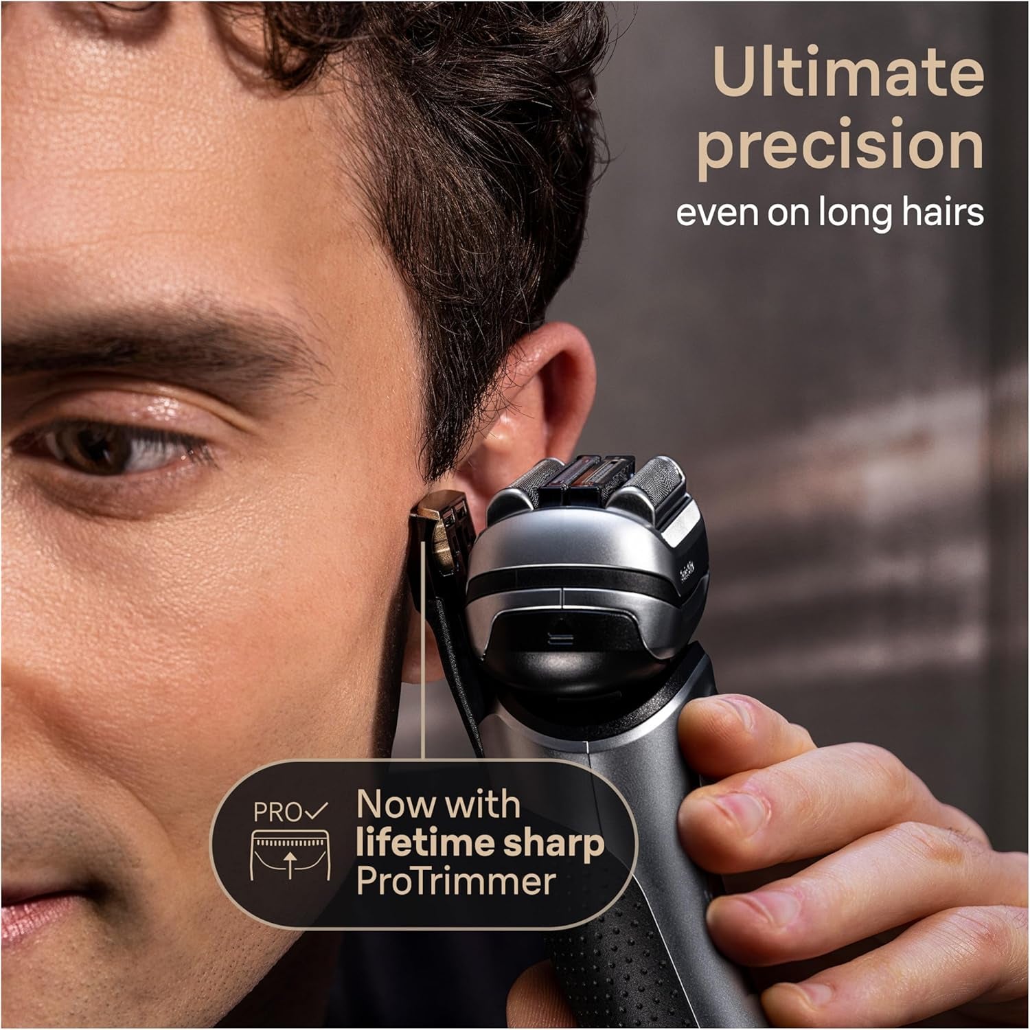Braun Series 9 9517S PRO+ Electric Razor for Men, 5 Pro Shave Elements & Precision Long Hair Protrimmer, Charging Stand, Braun’S Best for Smooth Skin, Wet & Dry Electric Razor with 60Min Runtime
