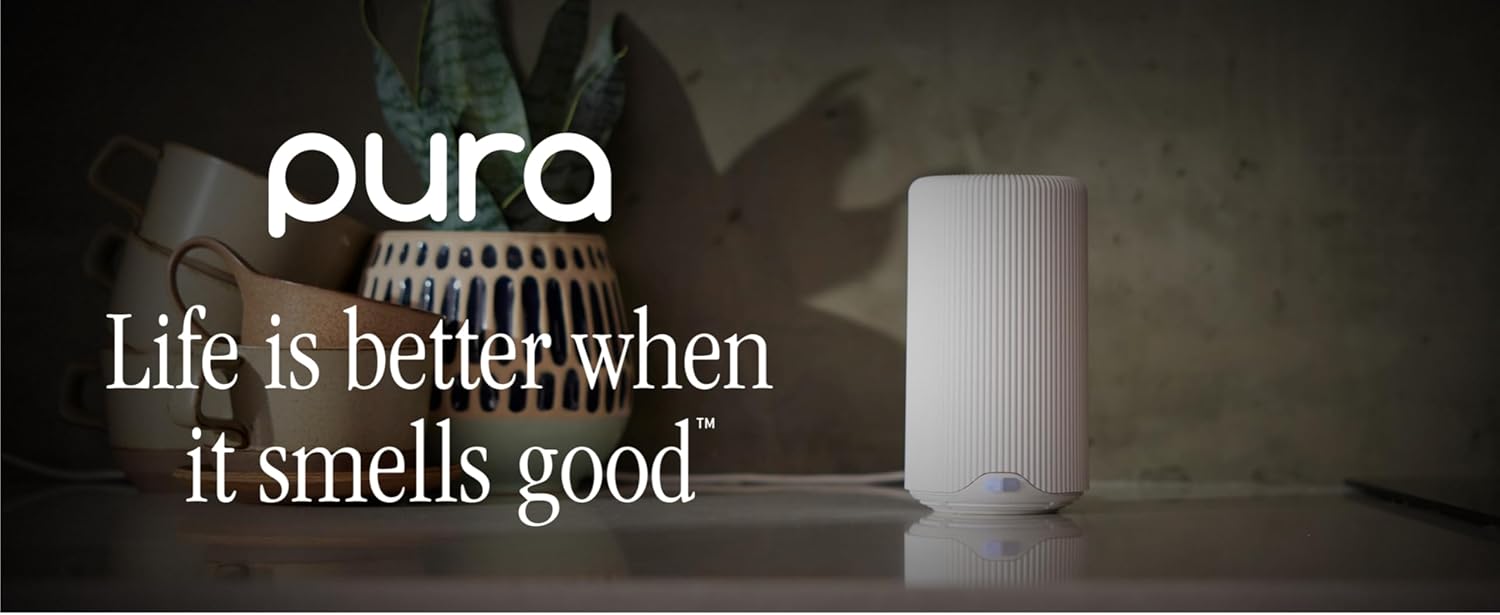 plus - Smart Fragrance Diffuser for Large Spaces - Automatic Fragrance Vial Detection - Wi-Fi Smart Diffuser for Luxury Home Scenting - White
