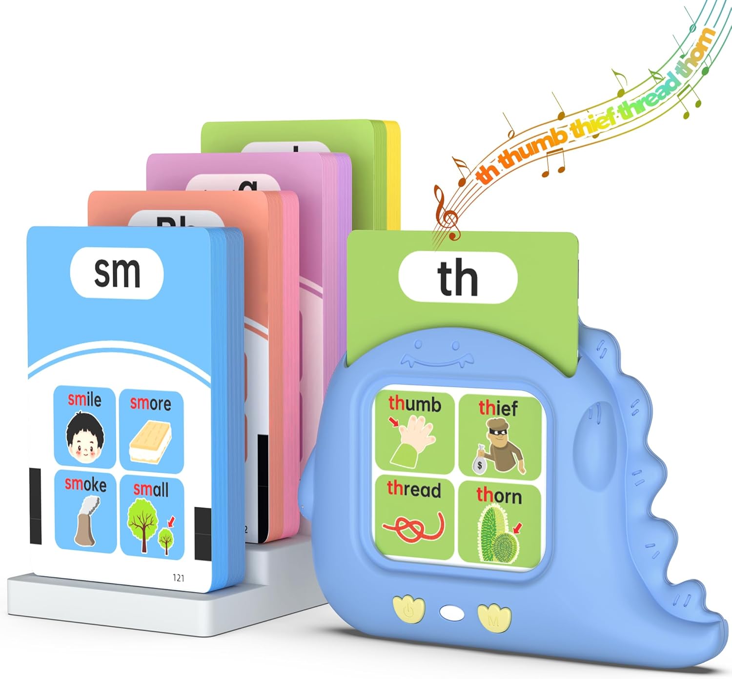 Talking Flash Cards for Toddlers 1 2 3 4 Year Olds, Montessori Language Learning with 224 Words, Pocket Speech Therapy and Autism Playthings, Children'S Sensory Educational Device