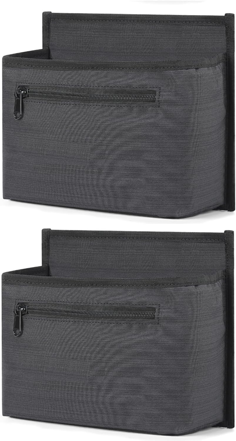 Luggage Travel Cup Holder Attachment for Suitcase Drink Carrier Caddy, Coffee Mug and Tumblers, Traveler Carry on Hands Free Accessory- Gifts for Flight Attendants Travelers Accessories- Black