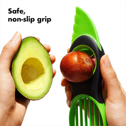 Good Grips 3-In-1 Avocado Slicer - Green