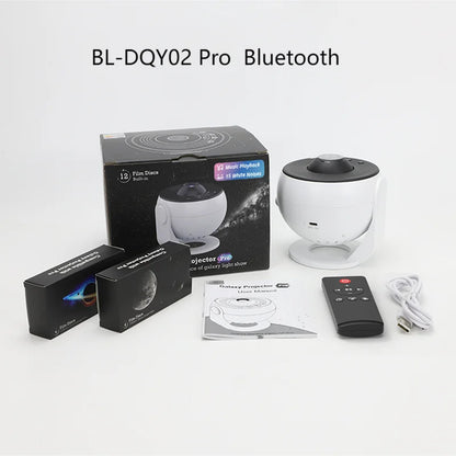 Star Projector Galaxy Night Light HD Lmage Disc Upgraded Planetarium Projector with Remote Control Bluetooth Function for Room