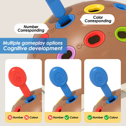 Children'S Splice Hedgehog Digital Color Matching Toy Children'S Splice Hedgehog Digital Color Matching Toy