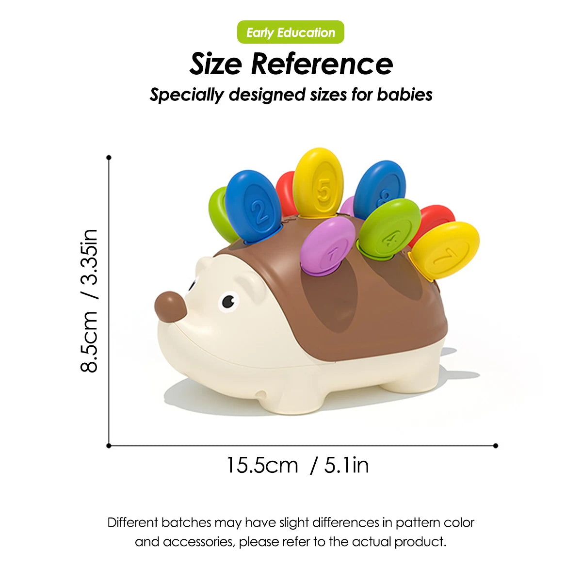 Children'S Splice Hedgehog Digital Color Matching Toy Children'S Splice Hedgehog Digital Color Matching Toy