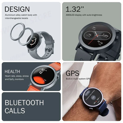 Global Version CMF by Nothing Watch Pro 2 1.32" AMOLED Bluetooth 5.3 BT Calls with AI Noise Reduction GPS Cmf Watch Pro 2